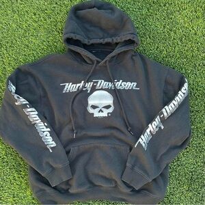 Harley-Davidson Black Skull Hoodie